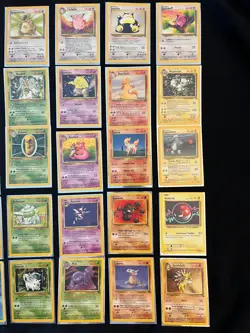 Set of 25 1995-1996 VINTAGE Pokemon Cards with 3 EVOLUTIONS MINT QUALITY+Sleeved - Image 3