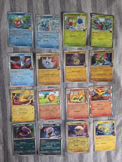 Pokemon Destined Rivals Evolution Line Card Lot, All Holos - Image 1