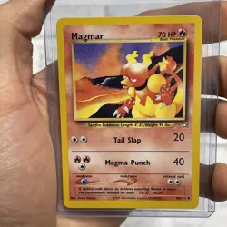 Magmar 40/111 Pokemon Neo Genesis Unlimited Vintage NM Uncommon Nintendo Card - Image 1