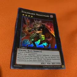 HA07-EN023 Evilswarm Nightmare Super Rare 1st edition Mint YuGiOh Card - Image 1