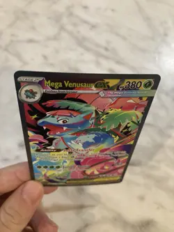 Pokemon TCG Mega Venusaur EX Card 177/132 Mega Evolution Sir - Image 4