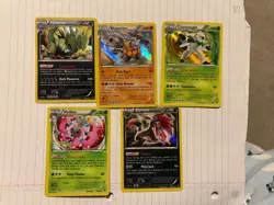 Pokemon TCG XY 5 Card Holo Lot Fates Collide XY Base Set Breakthrough LP-MP - Image 1