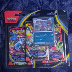 Pokemon TCG Phantasmal Flames 3-Pack Blister Card Promo NEW/Factory Sealed - Image 1