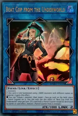 DUPO-EN038 BEAT COP FROM THE UNDERWORLD ULTRA RARE 1ST EDITION YuGiOh CARD - Image 1