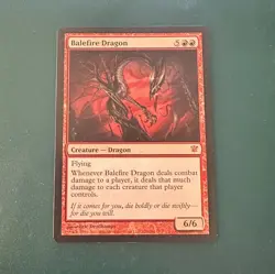 MtG Balefire Dragon: Innistrad Mythic Card NM ACTUAL PHOTOS! - Image 1
