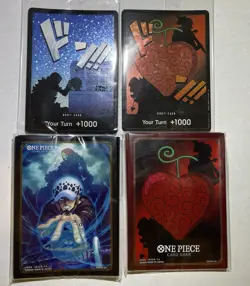 Devil Fruit Vol. 3 Trafalgar Law SEALED DON!! Card & Card Sleeves One Piece TCG - Image 1