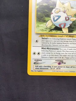 Pokemon Cards: Wizards Black Star Promo: Togepi 30 - Image 5