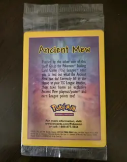 Pokemon TCG Ancient Mew Promo Holo Rare Card 1999/2000 NM Condition - Image 1