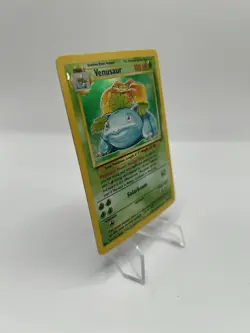 Pokemon TCG Venusaur Base Set Holo Unlimited Rare Card 15/102 - MP - Image 3
