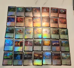 Mtg Final Fantasy Lot Of Rares, Art Cards, Foils, And Borderless! 200 Cards - Image 5