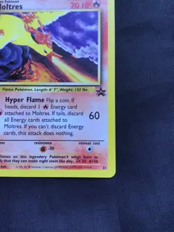 Pokemon Cards: Wizards Black Star Promo: Moltres 21 - Image 4