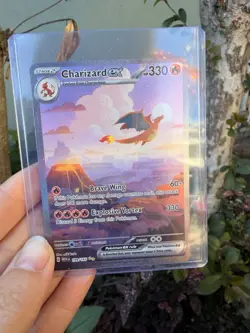 Pokemon Charizard EX Special Illustration Rare Card 223/197 SV Obsidian Flames - Image 1