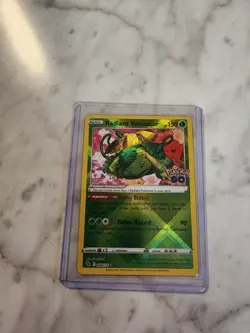 Radiant Venusaur 004/078 Holo Rare Pokemon Go Set Sword & Shield Card 2022 NM - Image 1