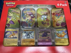 Pokemon Scarlet & Violet - 151 (4-Pack) Mini Tins w/ Promo cards SAMS CLUB NEW - Image 1