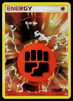 Pokemon Card - Fighting Energy Holon Phantoms 110/110 Holo Rare - Image 1