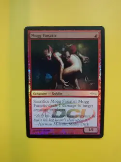 MTG Card. Mogg Fanatic DCI promo FOIL as pictures - Image 1