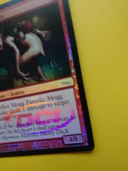 MTG Card. Mogg Fanatic DCI promo FOIL as pictures - Image 3
