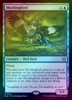 Mockingbird (Foil) (BLB) Bloomburrow - NM - Image 1