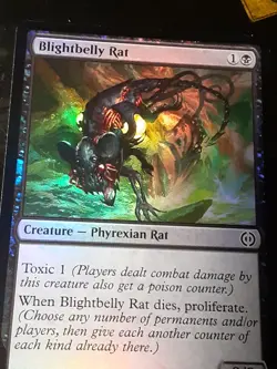 Blightbelly Rate FOIL , Phyrexia AWBO , NM , MTG ,FREESHIPPING - Image 2