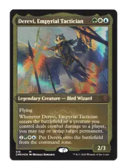 Derevi, Empyrial Tactician Etch Foil - Commander Legends - Magic: the Gathering - Image 1