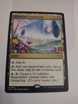 1 X MTG Magic The Gathering Lorwyn Eclipsed Abundant Countryside rare Exc Cond - Image 1