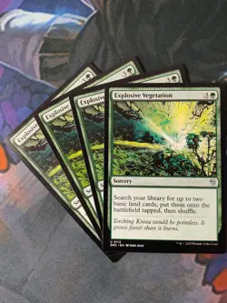 Explosive Vegetation x 4 | 7% Off 2+ | Aetherdrift | NM | MTG - Image 1