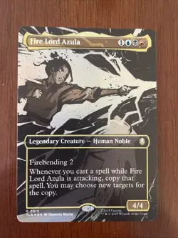 Fire Lord Azula (0313) (Borderless) Avatar: The Last Airbender Foil - Image 1