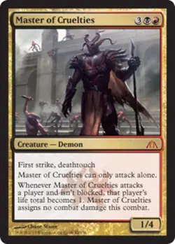 1x Master of Cruelties Heavy Play MTG Magic - Kid Icarus - - Image 1