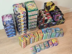 Empty Assorted Various Pokemon Tins - Mini Tin, Lunchbox. Pikachu, Eevee, 151 - Image 1