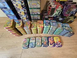 Empty Assorted Various Pokemon Tins - Mini Tin, Lunchbox. Pikachu, Eevee, 151 - Image 2