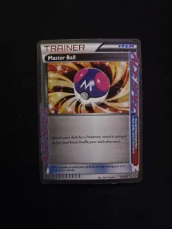 Master Ball Reverse Holo 94/101 Plasma Blast Pokemon Card Mint Unplayed Rare - Image 1