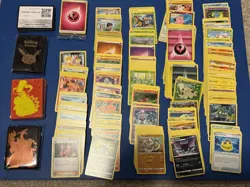 Pokemon Collection with Approximate 700 Cards and Sleeves and Box - Image 3