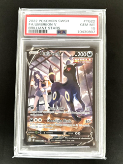 Umbreon V • TG22/TG30 • PSA 10 • Brilliant Stars • Holo Rare V • Pokemon TCG - Image 1