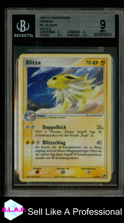 BLITZA POKEMON 6 2003 EX SANDSTORM HOLO GERMAN DEUTSCH BGS 9 - Image 1