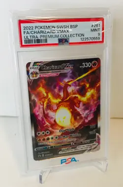 PSA 9 Charizard VMAX SWSH261 Sword & Shield Pokemon Promo Holo 2022 TCG 🔥🐉 - Image 3