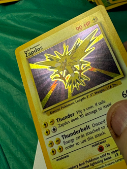 ZAPDOS 16/102 BASE SET 1999 POKEMON HOLO CARD LP CARD - Image 2