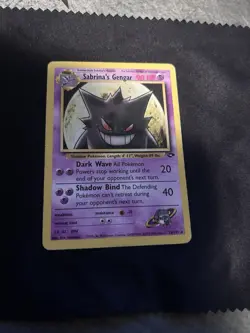 Pokemon TCG Sabrina's Gengar Gym Challenge 29/132 Non-Holo Rare - Image 1
