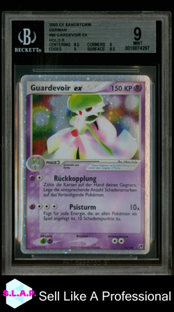 GUARDEVOIR POKEMON 96 2003 EX SANDSTORM EX HOLO GERMAN DEUTSCH BGS 9 - Image 1