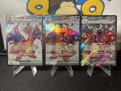 Pokemon TCG Charizard ex 056 074 215/197 Obsidian Flames & Black Star Promo Lot - Image 1