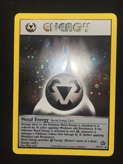 Metal Energy 19/111 Holo Rare Unlimited Neo Genesis Pokemon *SWIRL* 604 VLP - Image 2