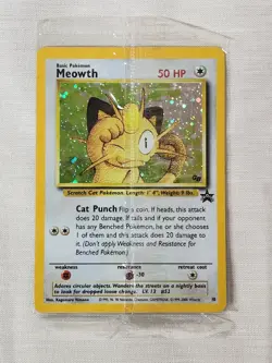 NM Meowth SEALED - Holofoil #10 Black Star Promo Pokemon TCG - Image 1