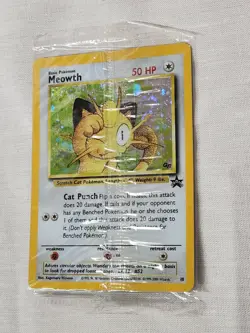 NM Meowth SEALED - Holofoil #10 Black Star Promo Pokemon TCG - Image 3