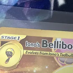 Iono's Bellibolt Ex #188 Pokemon 2025 Journey Together Gold Hyper Rare Near Mint - Image 2