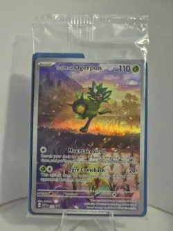 Pokemon TCG Teal Mask Ogerpon Scarlet & Violet Black Star Promo #123 SEALED - Image 1