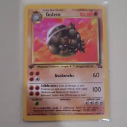 Pokemon TCG Arbok Fossil 1st Edition 31/62 Uncommon Regular 60HP - Image 1