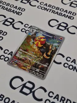 Pokemon Pyroar AR 077/073 sv1a Triplet Beat Japanese Art Rare Holo (NM) - Image 3