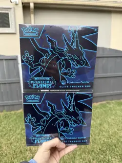 *LOT OF 2 FACTORY SEALED* Pokemon Center Phantasmal Flames Elite Trainer Box ETB - Image 1