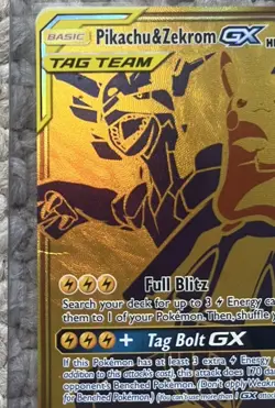 Pikachu & Zekrom GX Tag Team SM248 Promo Sun & Moon Pokemon 2021 *READ DESC* - Image 2