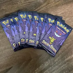Pokemon TCG: Trick or Trade: Halloween Promo - Ten(10) BOOster packs SEALED-2022 - Image 1