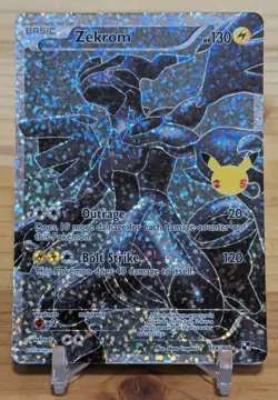 Zekrom 114/114 Celebrations Classic Collection Holo Pokemon 25th Anniversary - Image 1